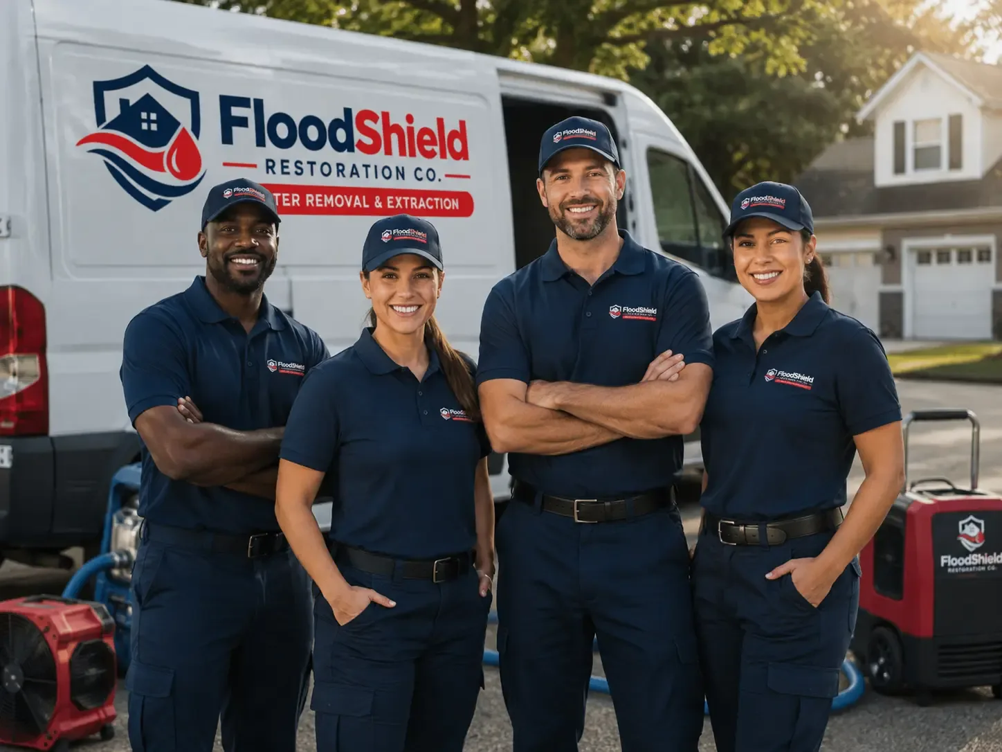 Flood Damage Restoration company in La Plume, PA