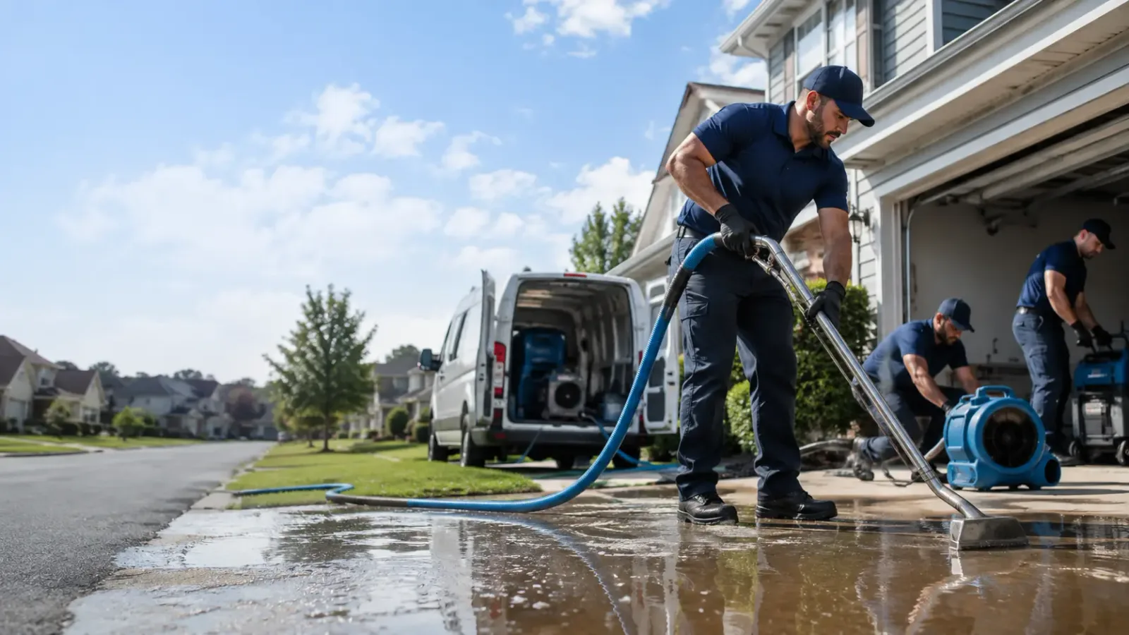Flood Damage Restoration in La Plume, PA